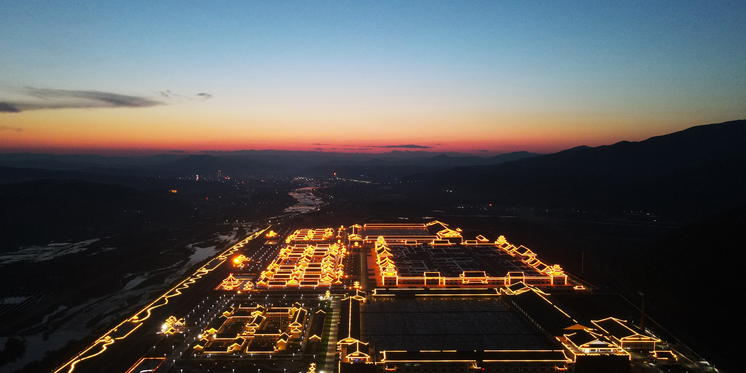 好记景区夜景